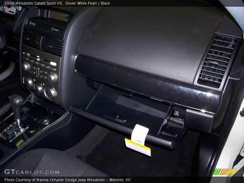 Dover White Pearl / Black 2009 Mitsubishi Galant Sport V6