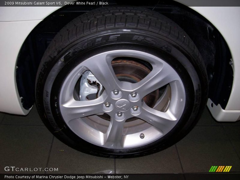 Dover White Pearl / Black 2009 Mitsubishi Galant Sport V6