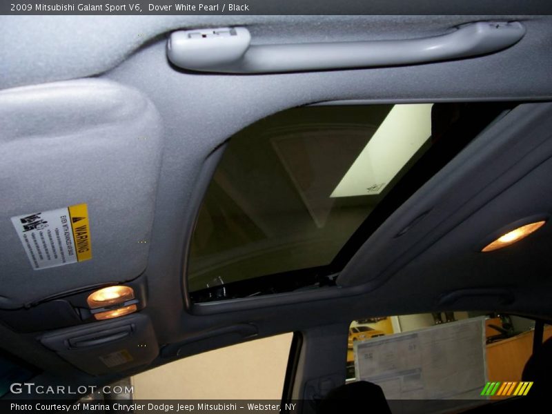 Dover White Pearl / Black 2009 Mitsubishi Galant Sport V6