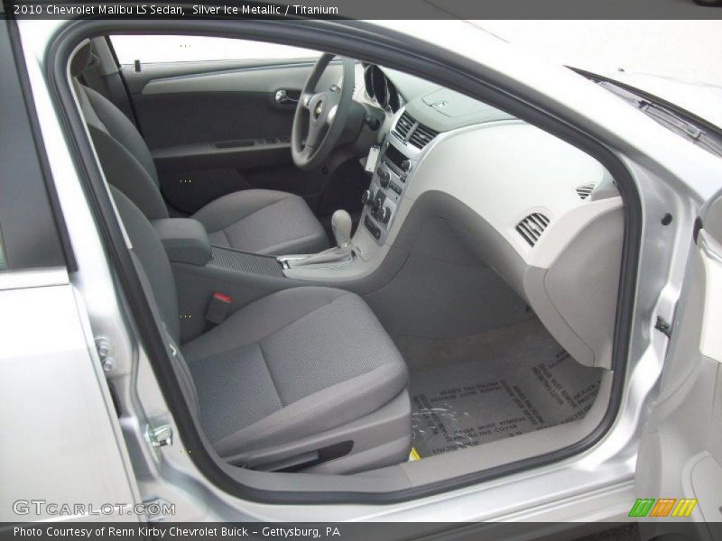 Silver Ice Metallic / Titanium 2010 Chevrolet Malibu LS Sedan