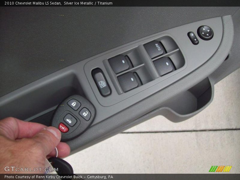 Silver Ice Metallic / Titanium 2010 Chevrolet Malibu LS Sedan