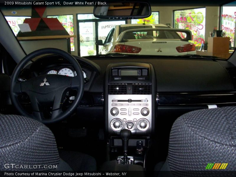 Dover White Pearl / Black 2009 Mitsubishi Galant Sport V6
