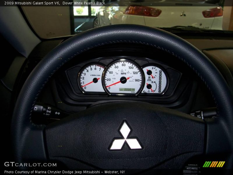 Dover White Pearl / Black 2009 Mitsubishi Galant Sport V6