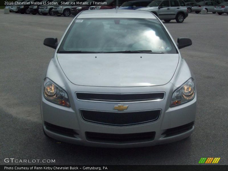 Silver Ice Metallic / Titanium 2010 Chevrolet Malibu LS Sedan