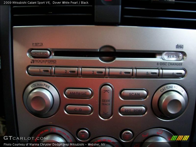 Dover White Pearl / Black 2009 Mitsubishi Galant Sport V6