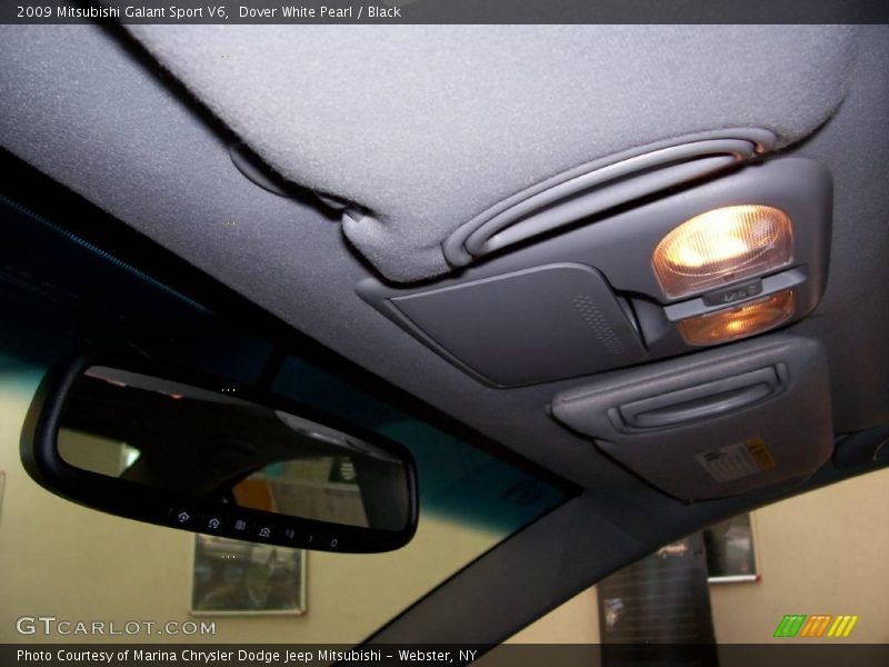 Dover White Pearl / Black 2009 Mitsubishi Galant Sport V6