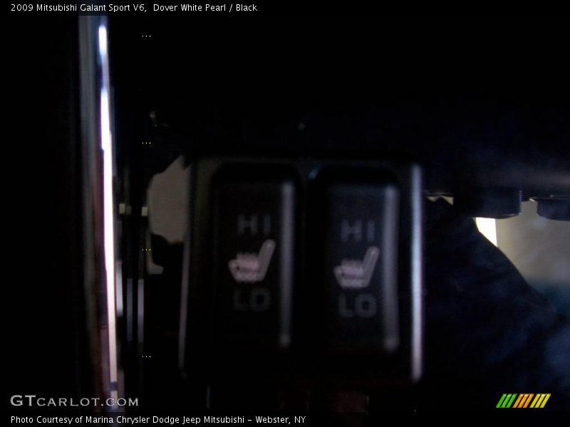 Dover White Pearl / Black 2009 Mitsubishi Galant Sport V6