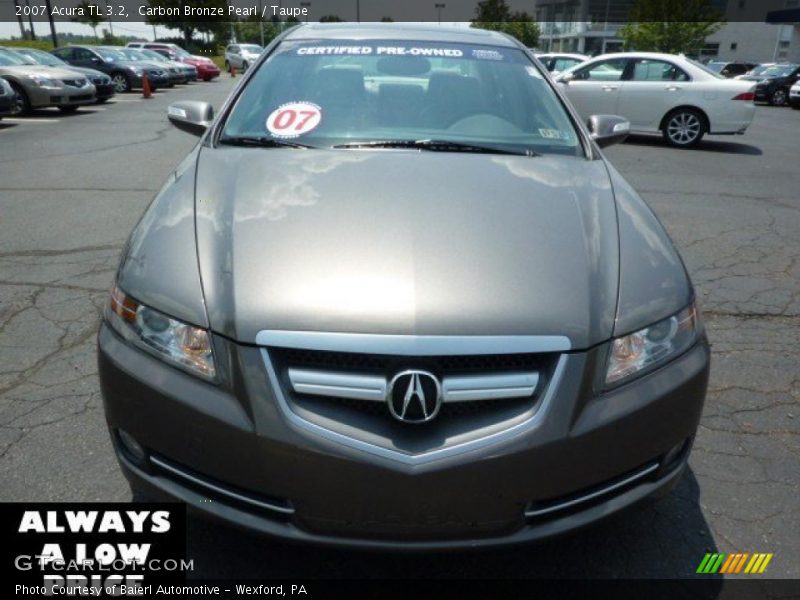 Carbon Bronze Pearl / Taupe 2007 Acura TL 3.2