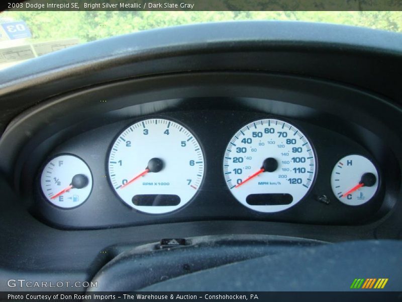 Bright Silver Metallic / Dark Slate Gray 2003 Dodge Intrepid SE
