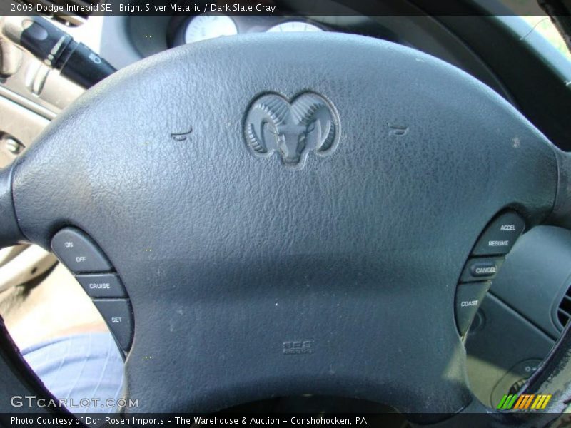Bright Silver Metallic / Dark Slate Gray 2003 Dodge Intrepid SE
