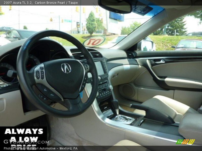 Carbon Bronze Pearl / Taupe 2007 Acura TL 3.2