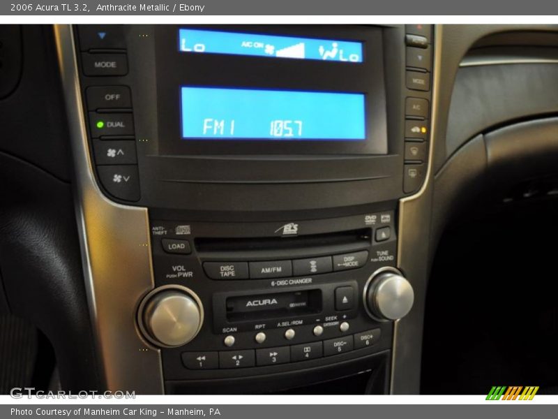 Anthracite Metallic / Ebony 2006 Acura TL 3.2