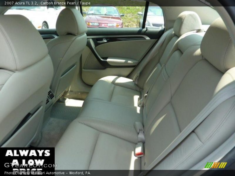 Carbon Bronze Pearl / Taupe 2007 Acura TL 3.2