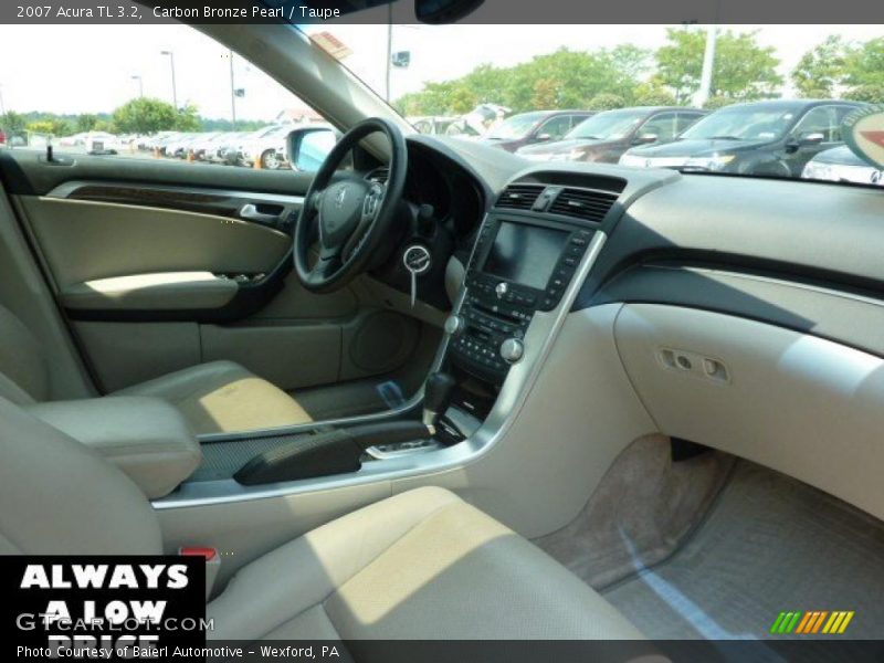 Carbon Bronze Pearl / Taupe 2007 Acura TL 3.2