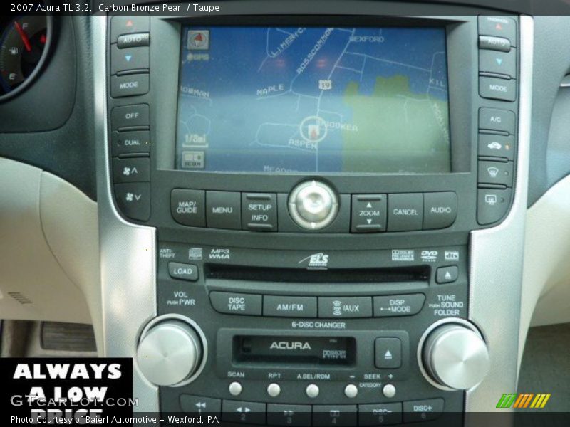 Carbon Bronze Pearl / Taupe 2007 Acura TL 3.2