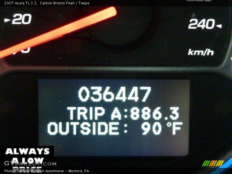 Carbon Bronze Pearl / Taupe 2007 Acura TL 3.2
