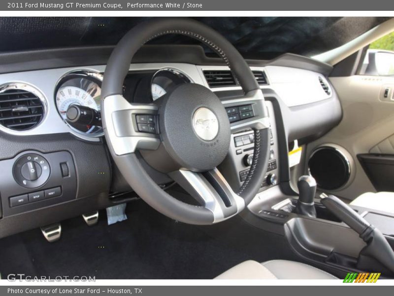 Performance White / Stone 2011 Ford Mustang GT Premium Coupe