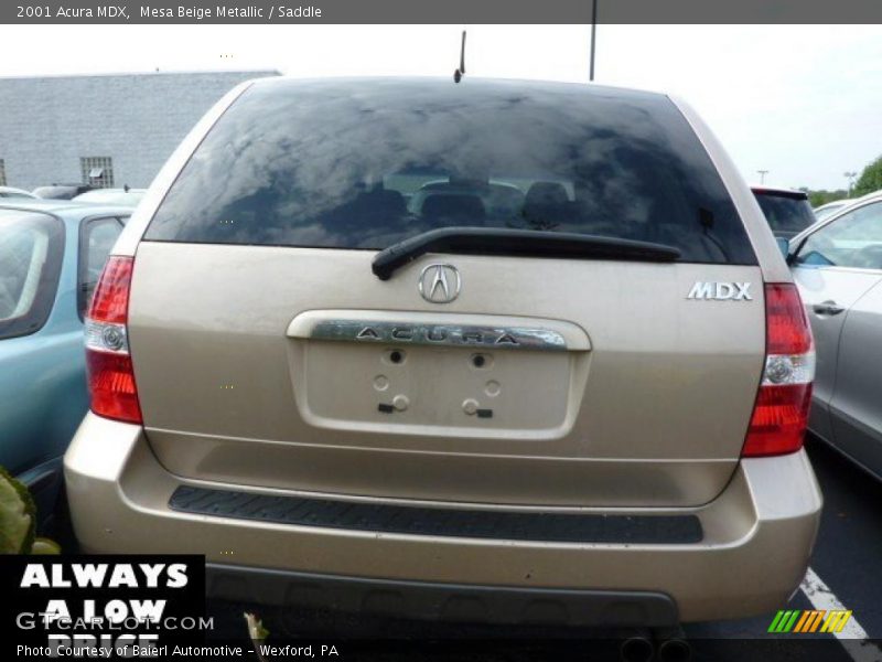 Mesa Beige Metallic / Saddle 2001 Acura MDX