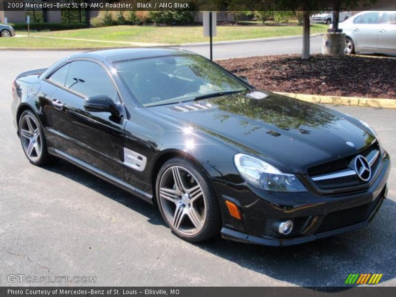 Black / AMG Black 2009 Mercedes-Benz SL 63 AMG Roadster