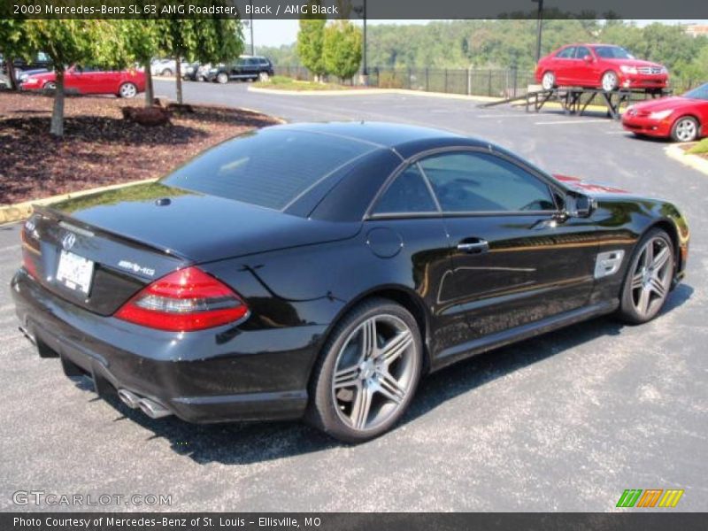 Black / AMG Black 2009 Mercedes-Benz SL 63 AMG Roadster
