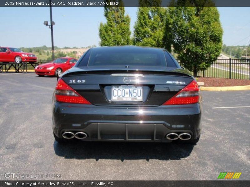 Black / AMG Black 2009 Mercedes-Benz SL 63 AMG Roadster
