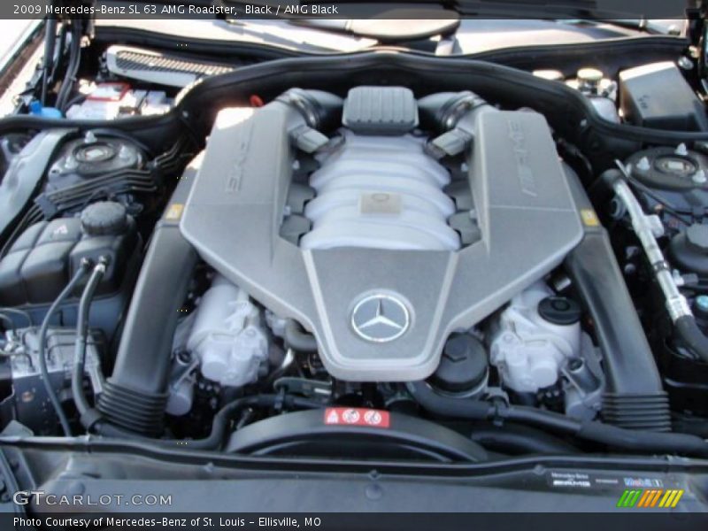 Black / AMG Black 2009 Mercedes-Benz SL 63 AMG Roadster