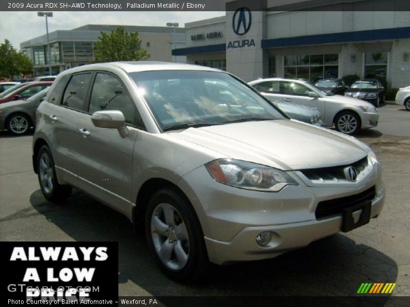 Palladium Metallic / Ebony 2009 Acura RDX SH-AWD Technology