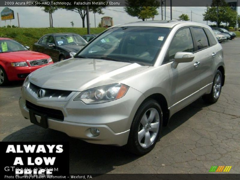 Palladium Metallic / Ebony 2009 Acura RDX SH-AWD Technology