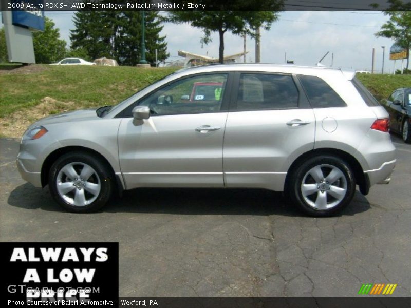 Palladium Metallic / Ebony 2009 Acura RDX SH-AWD Technology