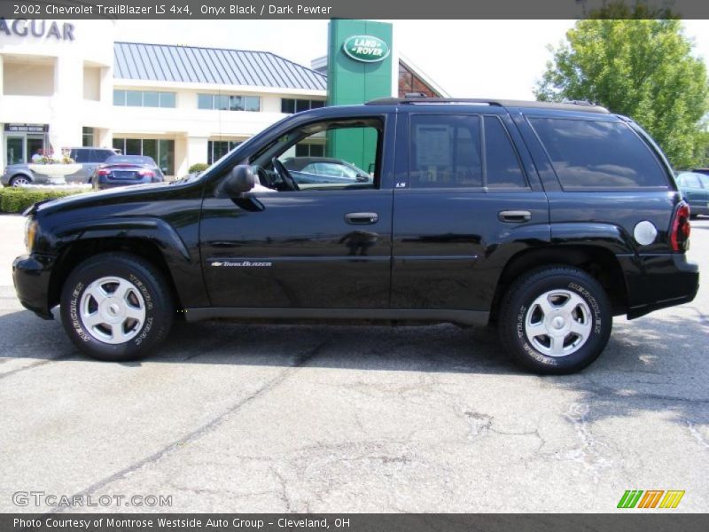 Onyx Black / Dark Pewter 2002 Chevrolet TrailBlazer LS 4x4