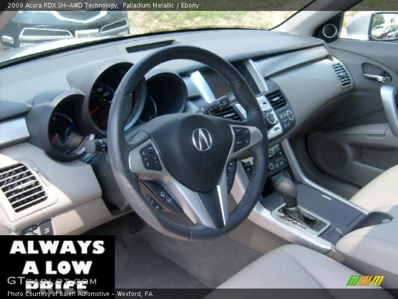 Palladium Metallic / Ebony 2009 Acura RDX SH-AWD Technology