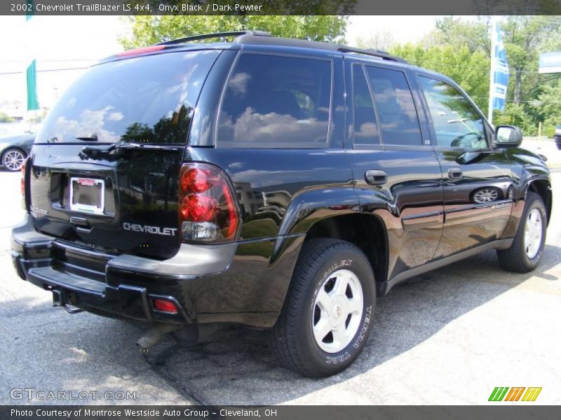 Onyx Black / Dark Pewter 2002 Chevrolet TrailBlazer LS 4x4