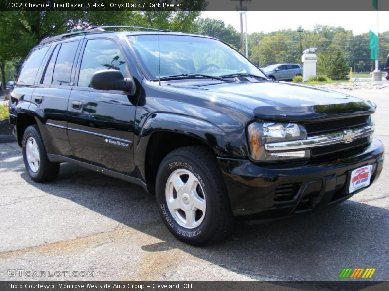 Onyx Black / Dark Pewter 2002 Chevrolet TrailBlazer LS 4x4