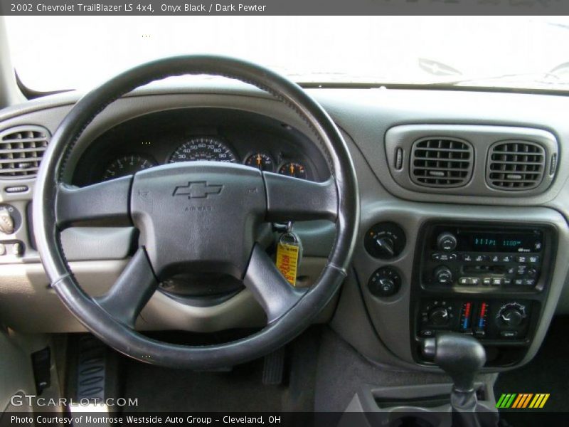 Onyx Black / Dark Pewter 2002 Chevrolet TrailBlazer LS 4x4