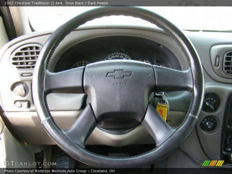 Onyx Black / Dark Pewter 2002 Chevrolet TrailBlazer LS 4x4
