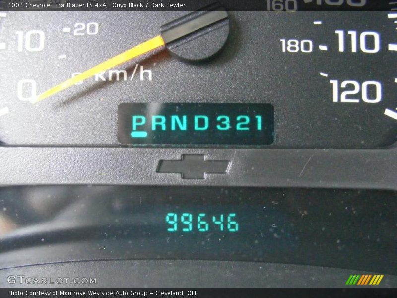 Onyx Black / Dark Pewter 2002 Chevrolet TrailBlazer LS 4x4