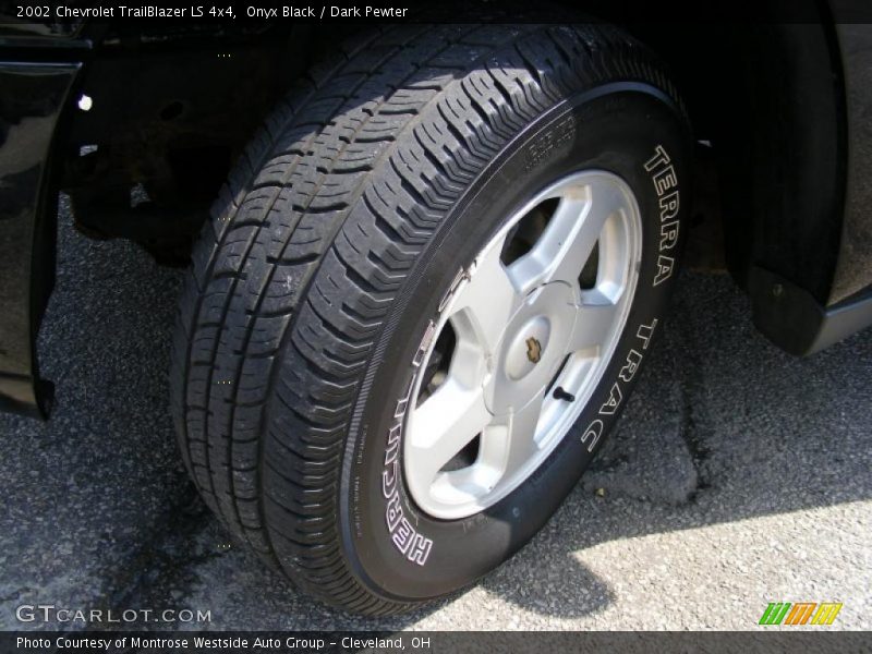 Onyx Black / Dark Pewter 2002 Chevrolet TrailBlazer LS 4x4