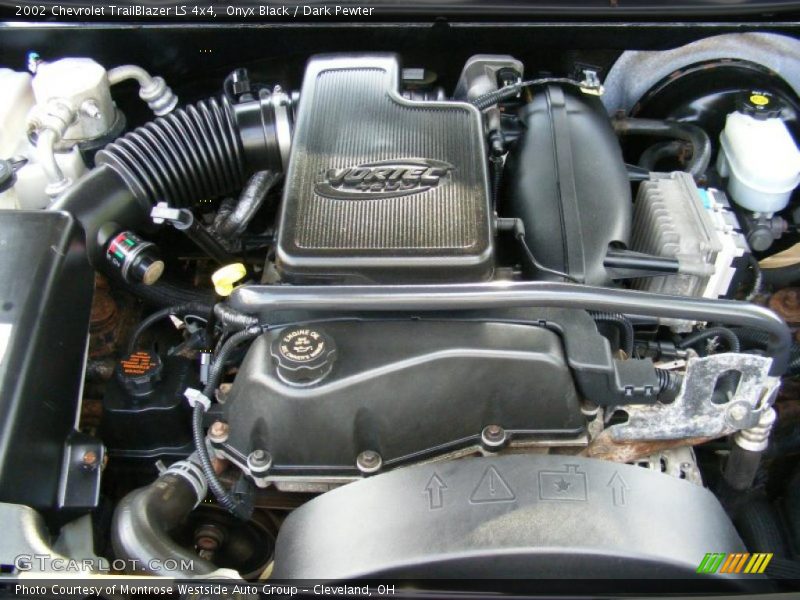 Onyx Black / Dark Pewter 2002 Chevrolet TrailBlazer LS 4x4