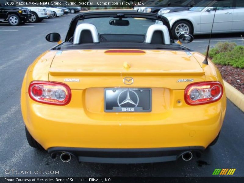 Competition Yellow / Black 2009 Mazda MX-5 Miata Grand Touring Roadster