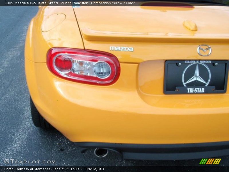 Competition Yellow / Black 2009 Mazda MX-5 Miata Grand Touring Roadster