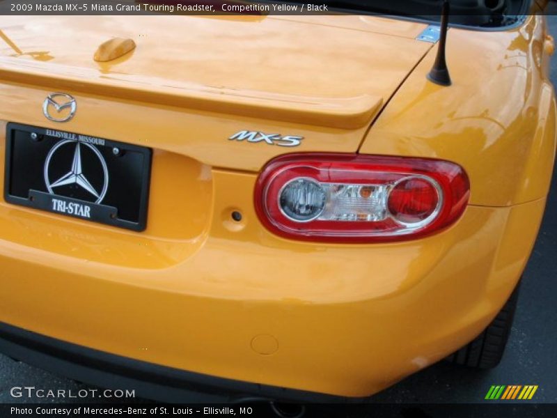 Competition Yellow / Black 2009 Mazda MX-5 Miata Grand Touring Roadster