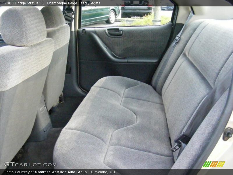Champagne Beige Pearl / Agate 2000 Dodge Stratus SE