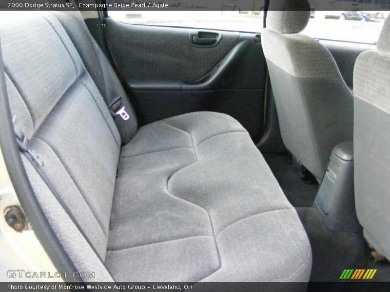 Champagne Beige Pearl / Agate 2000 Dodge Stratus SE
