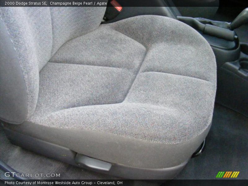 Champagne Beige Pearl / Agate 2000 Dodge Stratus SE