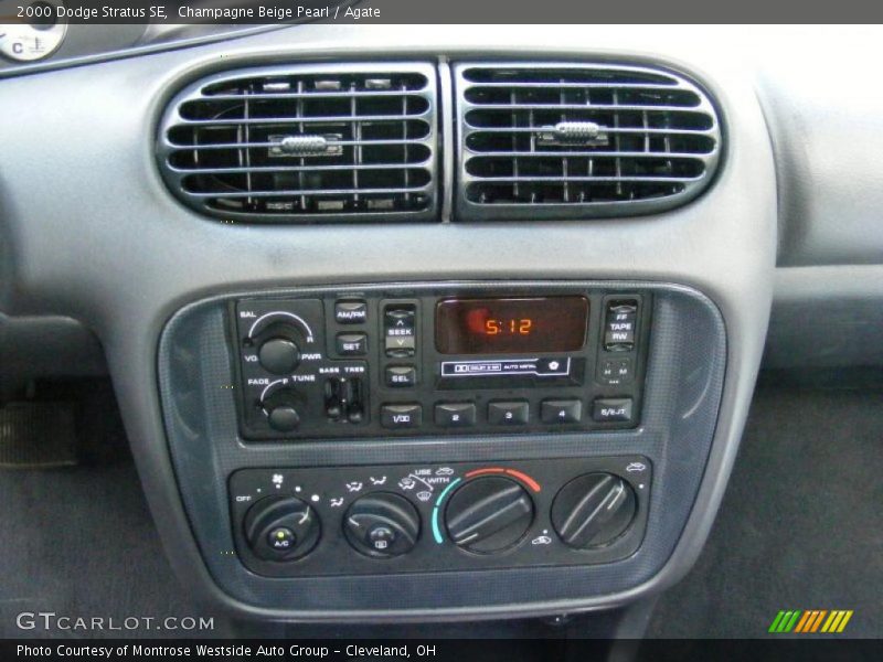 Champagne Beige Pearl / Agate 2000 Dodge Stratus SE
