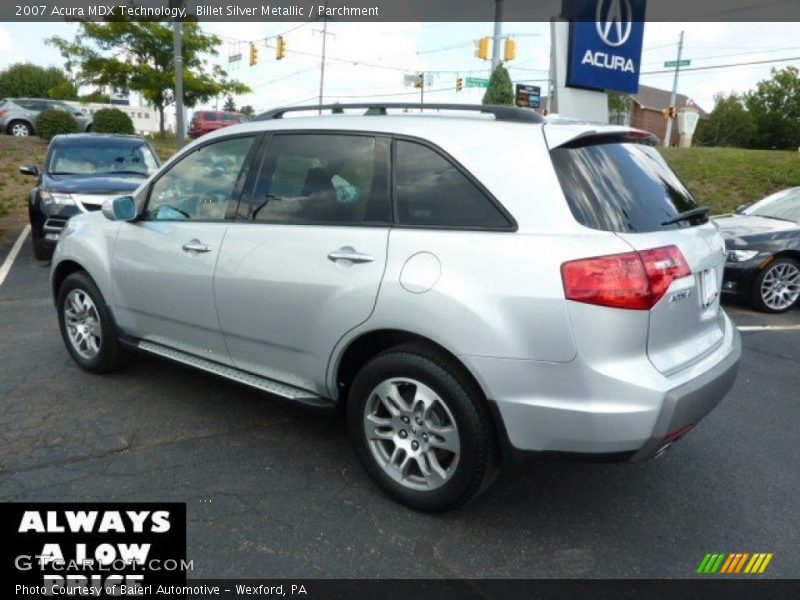 Billet Silver Metallic / Parchment 2007 Acura MDX Technology