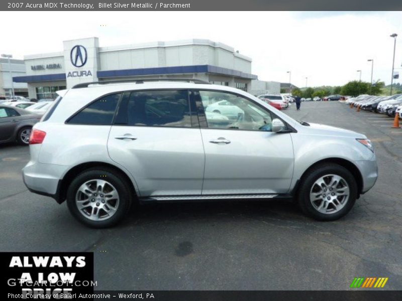 Billet Silver Metallic / Parchment 2007 Acura MDX Technology