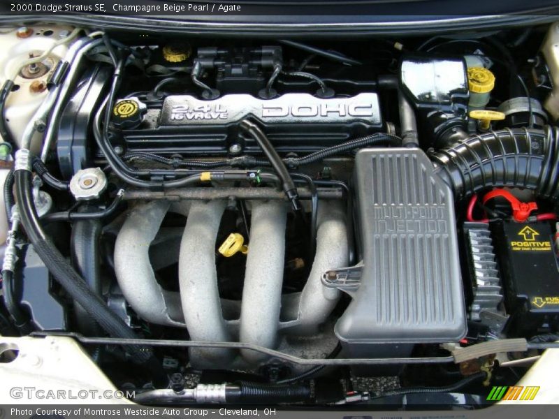 Champagne Beige Pearl / Agate 2000 Dodge Stratus SE