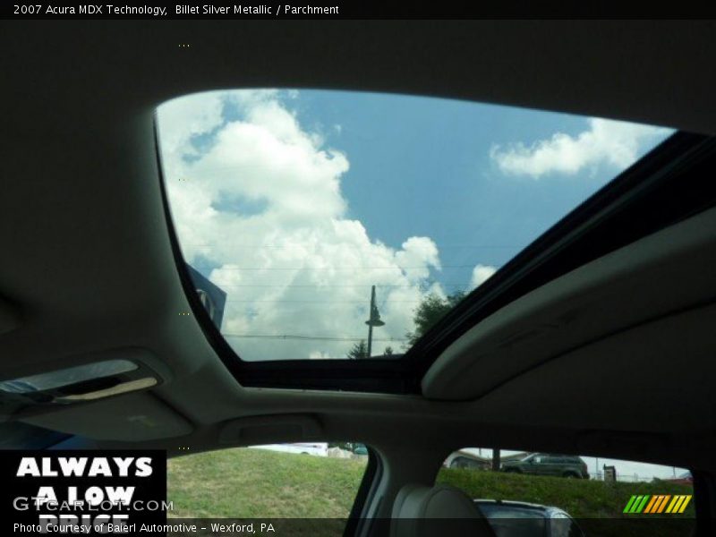 Billet Silver Metallic / Parchment 2007 Acura MDX Technology