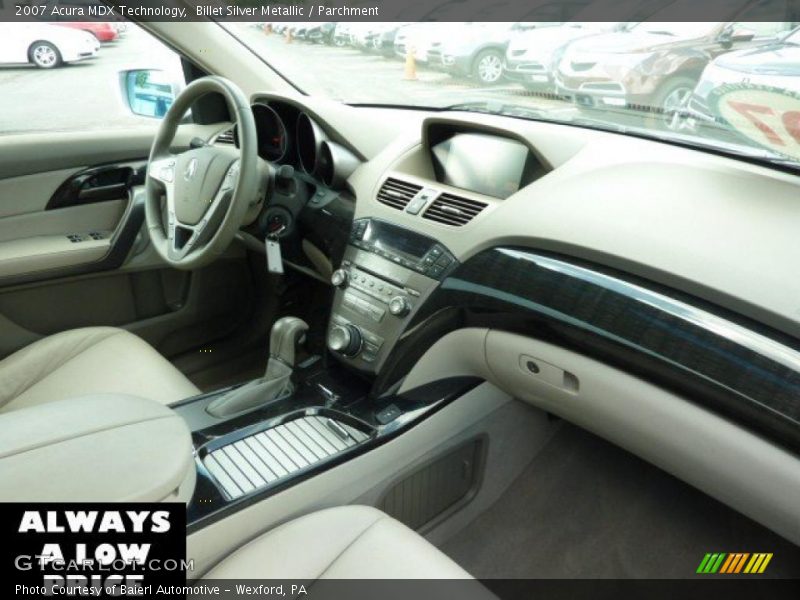 Billet Silver Metallic / Parchment 2007 Acura MDX Technology